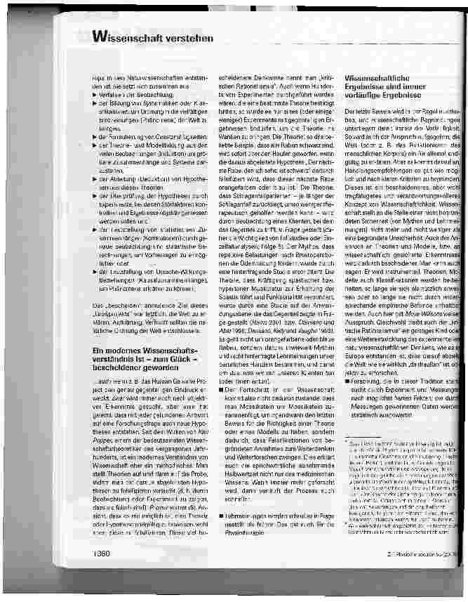 Vorschauseite 3: Folge 7: Einige grundsätzliche Überlegungen aus zwei ganz verschiedenen Richtungen: qualitative und quantitative Forschung
