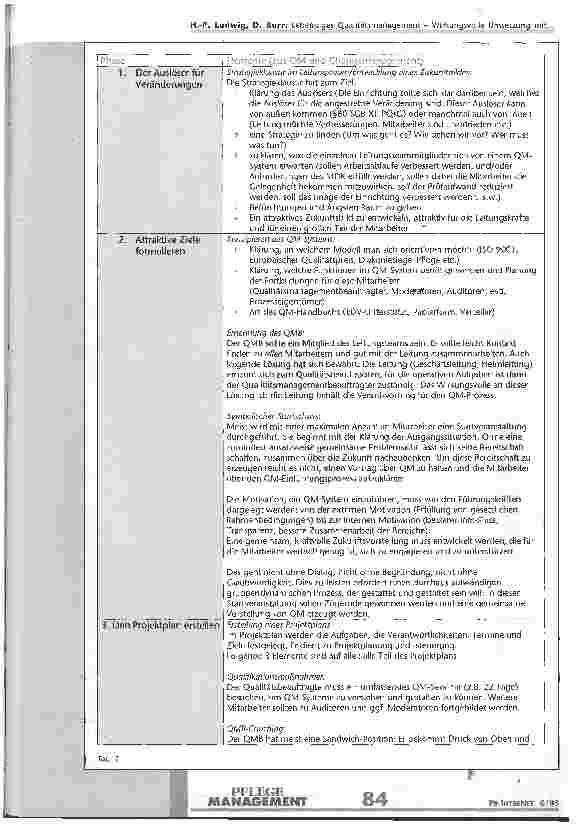 Vorschauseite 3: Lebendiges Qualitätsmanagement - Wirkungsvolle Umsetzung mit Elementen des Change Managements