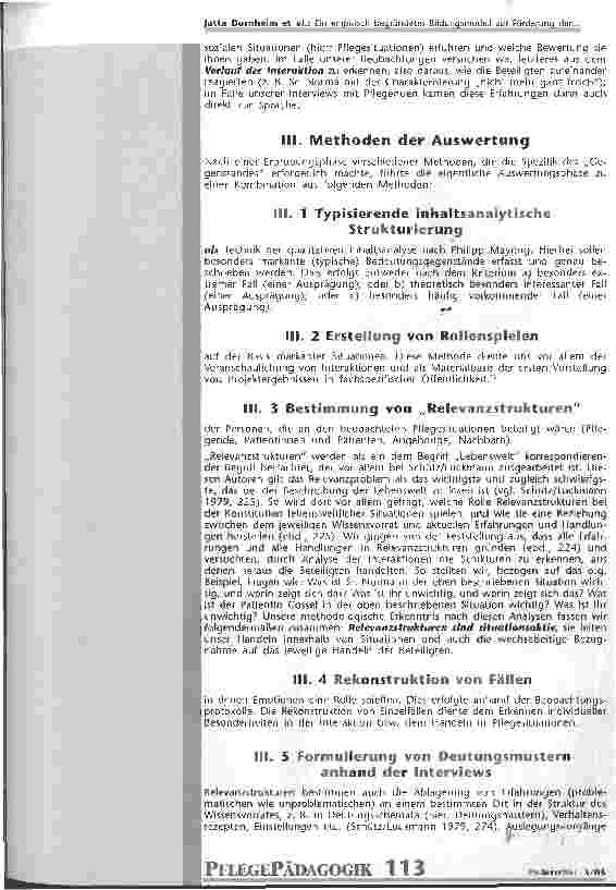 Vorschauseite 6: Ein empirisch begründetes Bildungsmodell zur Förderung der kommunikativen Kompetenz in der Pflege