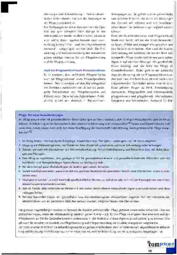 Vorschauseite 2: Pflegequalität - mehr als blosser Kostenfaktor?
