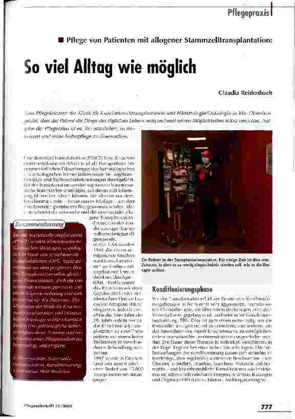 Vorschauseite 1: So viel Alltag wie möglich