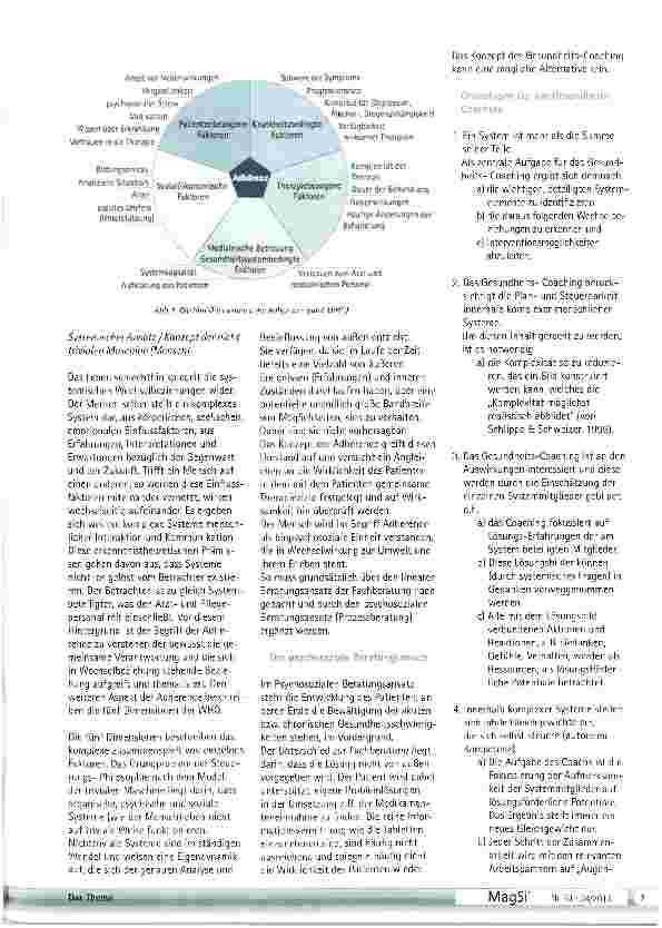 Vorschauseite 2: Adherence - Compliance -ein veränderter Beratungsansatz?