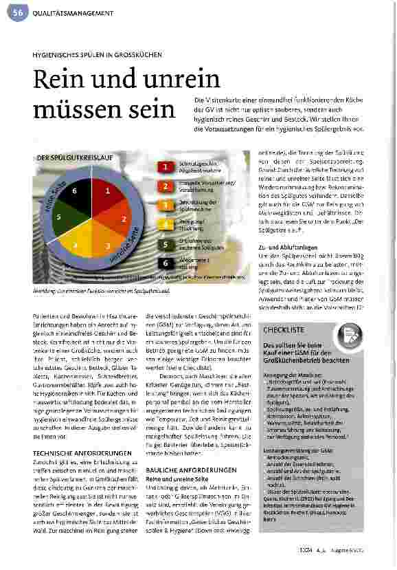 Vorschauseite 1: Rein und unrein müssen sein