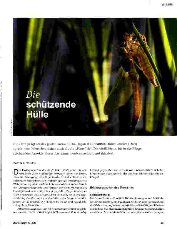 Vorschauseite 1: Die schützende Hülle