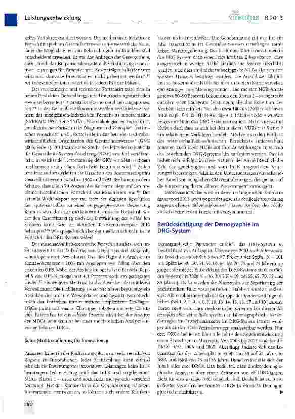 Vorschauseite 3: Mehrleistungen im Krankenhaus: Too much or not enough medicine? (II)