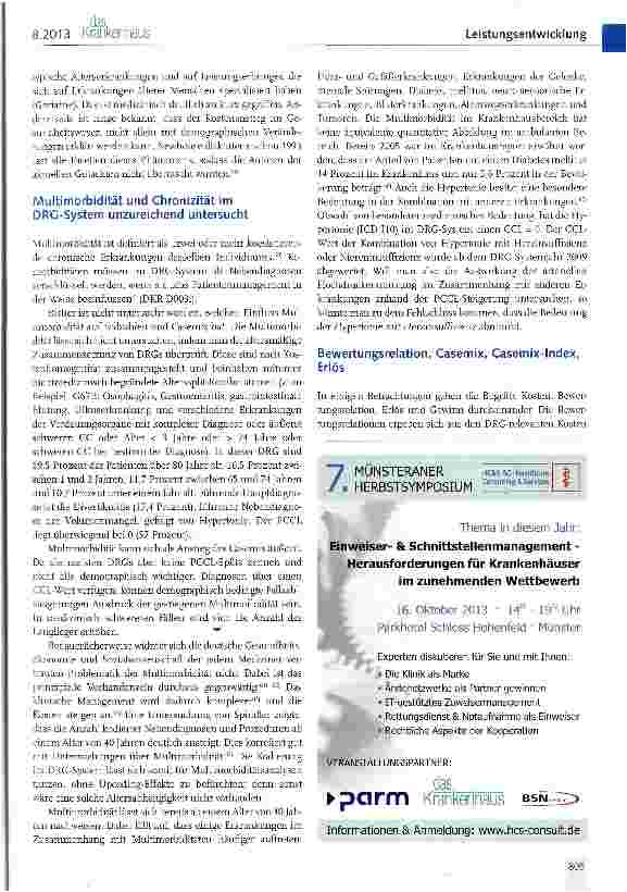 Vorschauseite 5: Mehrleistungen im Krankenhaus: Too much or not enough medicine? (II)