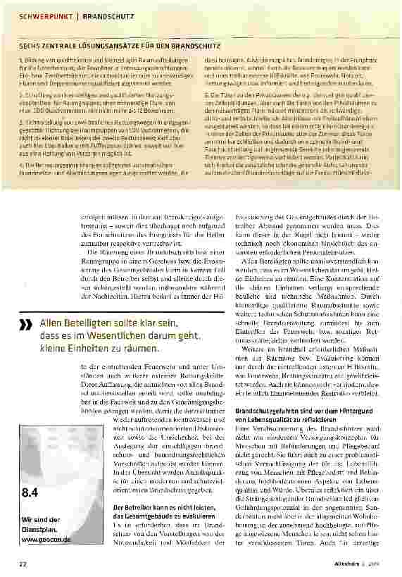 Vorschauseite 3: Wo wirksamer Brandschutz ansetzen kann