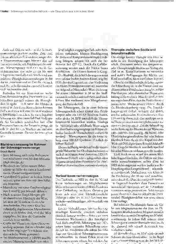 Vorschauseite 3: Schwangerschaftshochdruck - ein Überblick aus klinischer Sicht