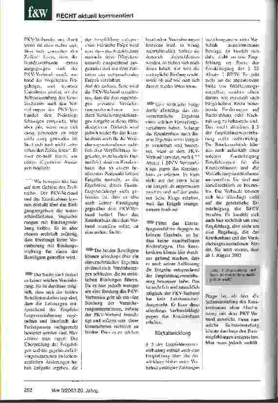 Vorschauseite 4: Empfehlungsvereinbarung zur Bemessung der Entgelte für die Wahlleistung Unterkunft Bestimmt der Schuldner den Preis?