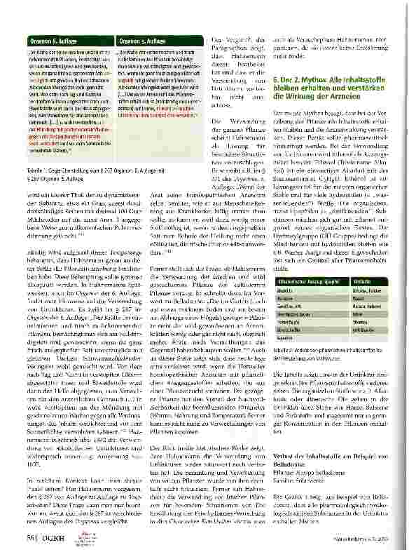 Vorschauseite 4: Die homöopathische Arznei zwischen Mythos und Realität