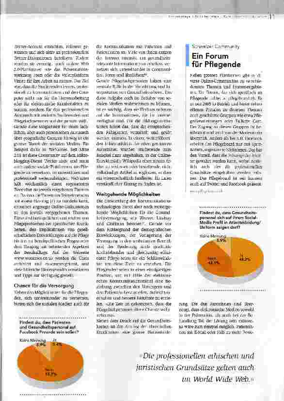 Vorschauseite 4: Pflegefachpersonen sollten diese Chance wahrnehmen