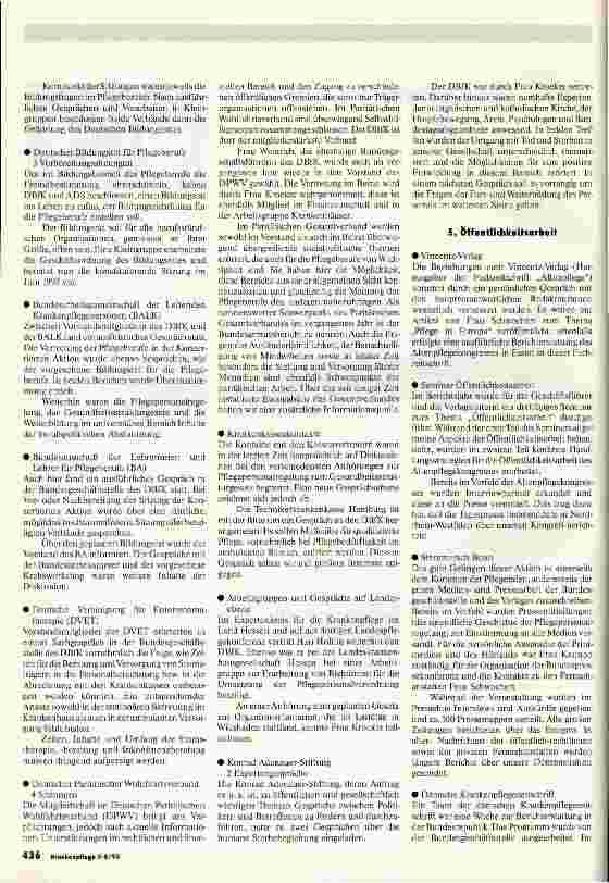 Vorschauseite 3: Arbeitsbericht der Bundesgeschäftsstelle Berichtszeit 01. 04. 92 - 31. 03. 93 Teil 2