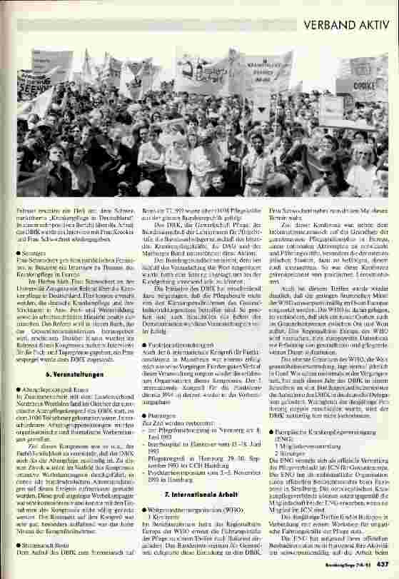 Vorschauseite 4: Arbeitsbericht der Bundesgeschäftsstelle Berichtszeit 01. 04. 92 - 31. 03. 93 Teil 2
