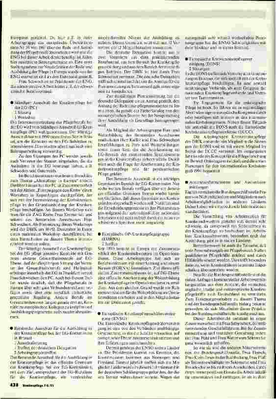 Vorschauseite 5: Arbeitsbericht der Bundesgeschäftsstelle Berichtszeit 01. 04. 92 - 31. 03. 93 Teil 2