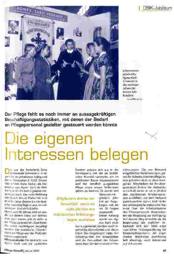 Vorschauseite 1: Die eigenen Interessen belegen