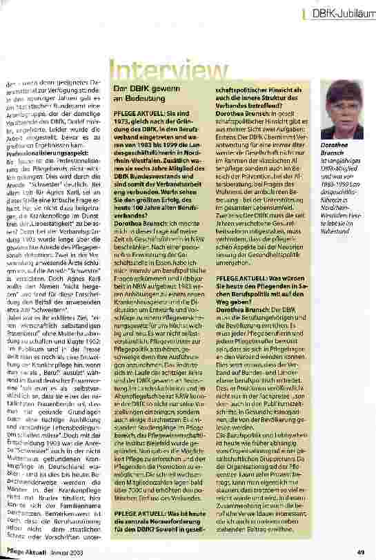 Vorschauseite 3: Die eigenen Interessen belegen