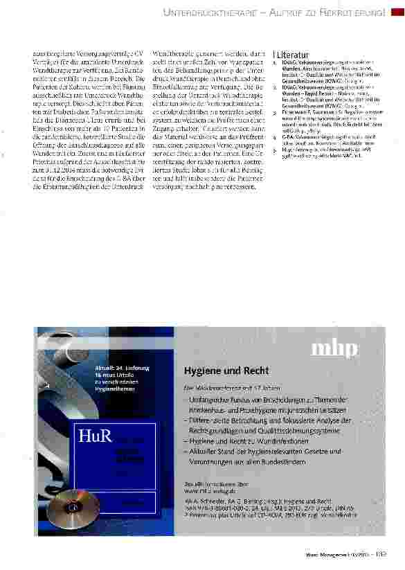 Vorschauseite 4: Nutzennachweis der Unterdruck-Wundtherapie im Auftrag der gesetzlichen Krankenkassen in Deutschland