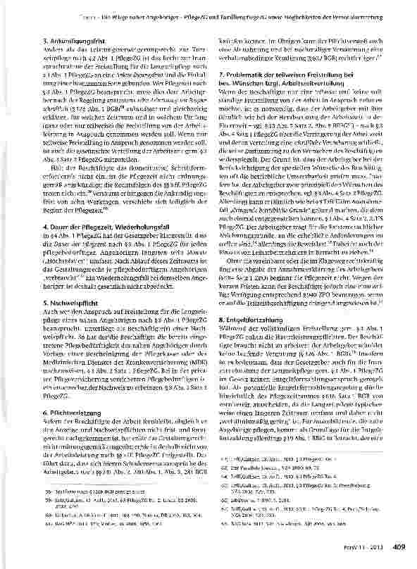 Vorschauseite 6: Die Pflege naher Angehöriger - PflegeZG und Familien-pflegeZG sowie Möglichkeiten der Personalvertretung