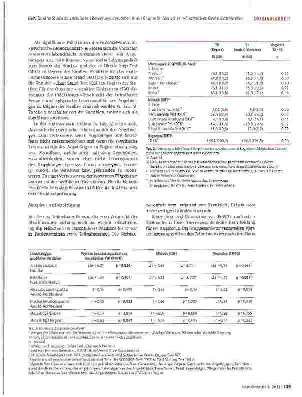 Vorschauseite 5: BeWiTa: eine Studie zu ambulanten Bewegungsangeboten in der Gruppe für Menschen mit kognitiven Beeinträchtigungen