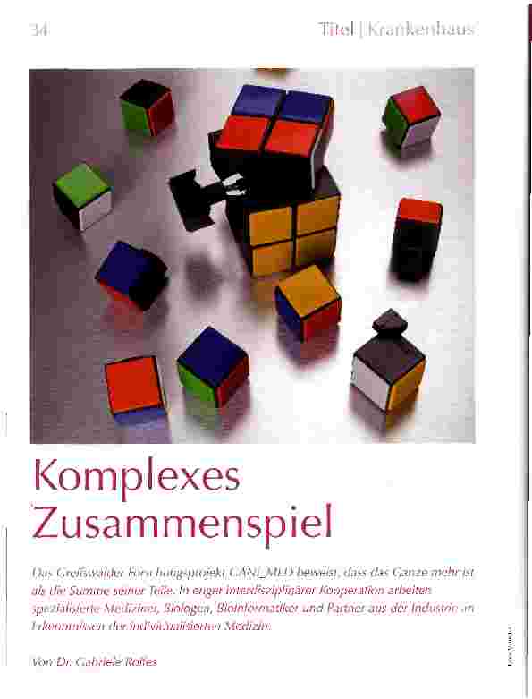 Vorschauseite 1: Komplexes Zusammenspiel
