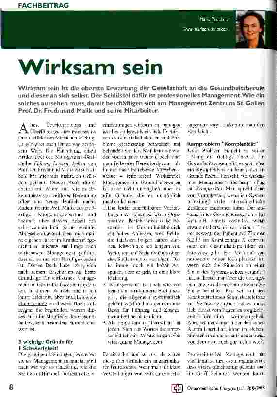 Vorschauseite 1: Wirksam sein