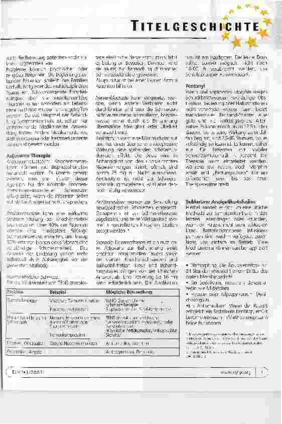 Vorschauseite 2: Prinzipien der Schmerzkontrolle in der Palliativmedizin