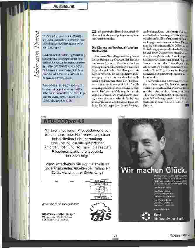 Vorschauseite 3: Die Chance, alte Zöpfe abzuschneiden