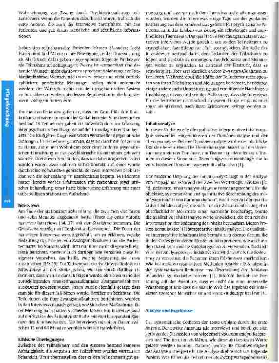 Vorschauseite 3: Die Forderung nach Respekt - zwangseingewiesene psychiatrische Patienten berichten über Zwangsmaßnahmen