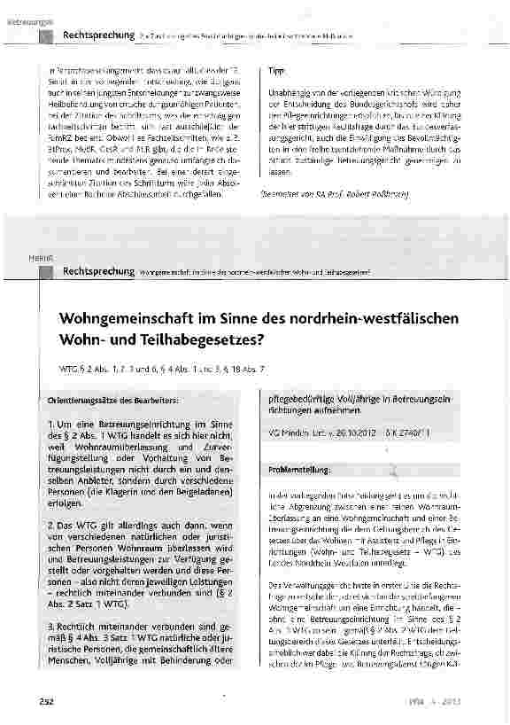 Vorschauseite 5: Zur Zustimmung eines Bevollmächtigten in eine freiheitsentziehende Maßnahme BGB § 1906; GG Art. 2 Abs. 1; Art. 104
