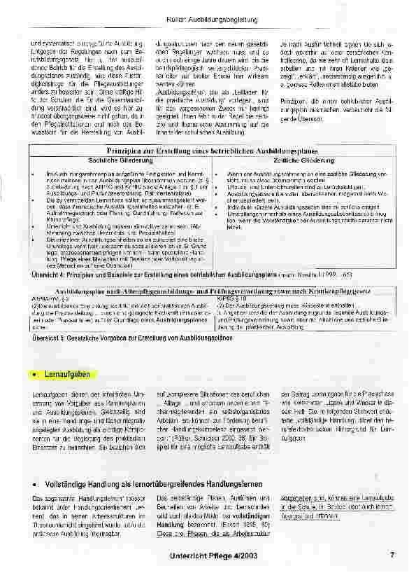 Vorschauseite 6: Durch Ausbildungsbegleitung zu beruflicher Handlungskompetenz