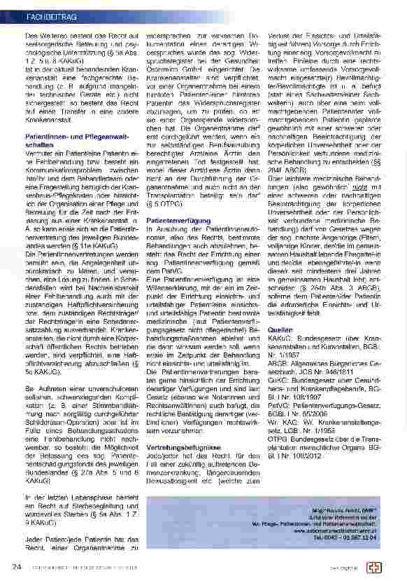 Vorschauseite 3: Rechte von Patientinnen und Patienten