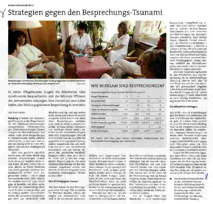 Vorschauseite 1: Strategien gegen den Besprechungs-Tsunami