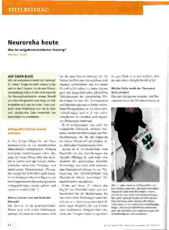 Vorschauseite 1: Neuroreha heute