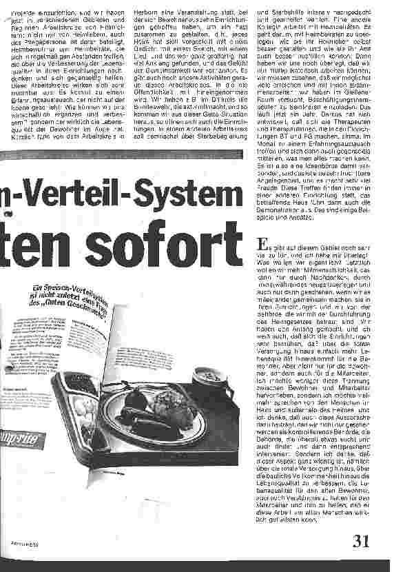 Vorschauseite 4: Freizeitorganisation im Altenheim