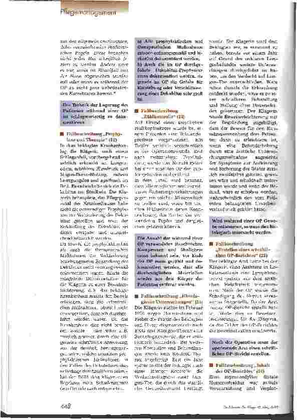 Vorschauseite 3: Anforderungen an die OP-Dokumentation