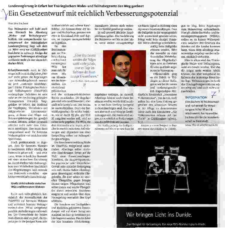 Vorschauseite 1: Ein Gesetzentwurf mit reichlich Verbesserungspotenzial