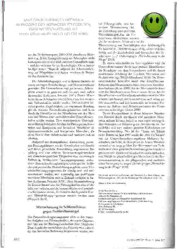 Vorschauseite 5: ERFOLGSFAKTOR WERTSCHÄTZUNG