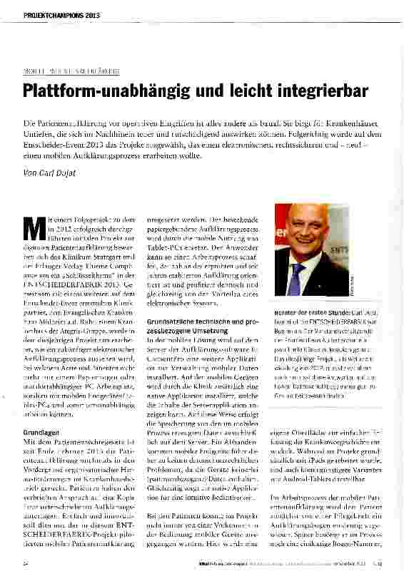 Vorschauseite 1: Plattform-unabhängig und leicht integrierbar