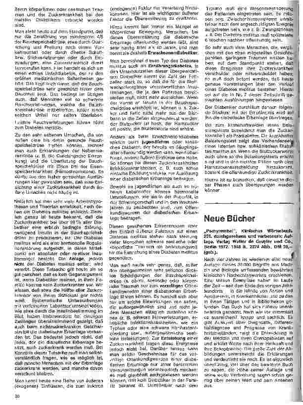 Vorschauseite 2: Diabetes mellitus 4. Folge: Die Entstehung der Zuckerkrankheit