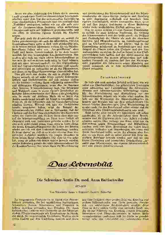 Vorschauseite 3: Schwester oder Artzgehilfin?