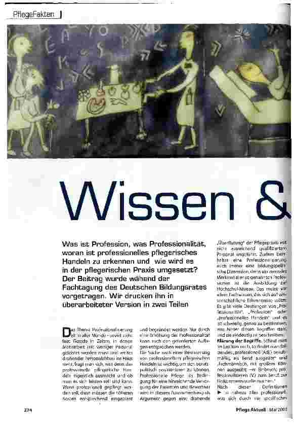 Vorschauseite 1: Wissen & Tun