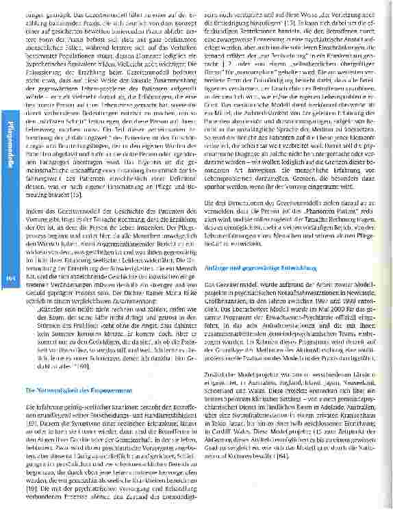 Vorschauseite 5: Das Gezeitenmodell Entwicklung eines personenzentrierten und bevollmächtigenden Ansatzes psychiatrischer Pflege