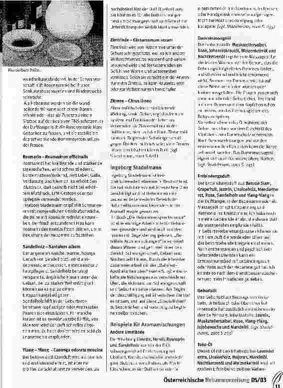Vorschauseite 3: Ätherische Öle in der Hebammenarbeit
