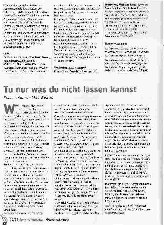 Vorschauseite 4: Ätherische Öle in der Hebammenarbeit