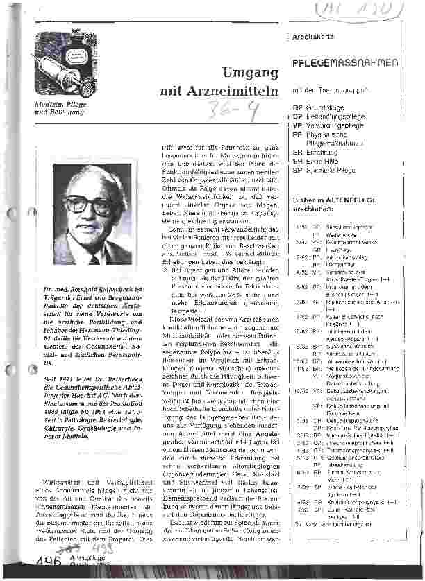 Vorschauseite 1: Umgang mit Arzneimitteln