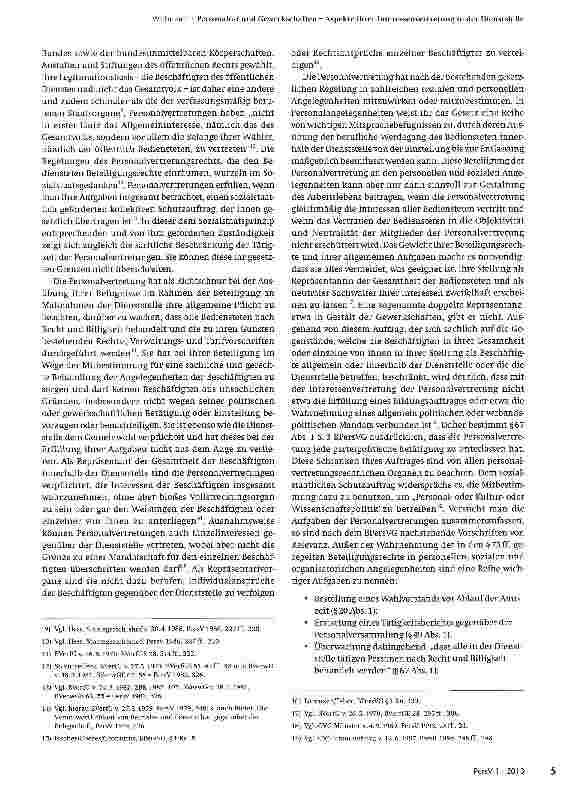 Vorschauseite 2: Personalrat und Gewerkschaften - Aspekte ihrer Interessenvertretung in der Dienststelle