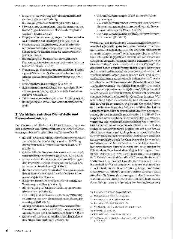 Vorschauseite 3: Personalrat und Gewerkschaften - Aspekte ihrer Interessenvertretung in der Dienststelle