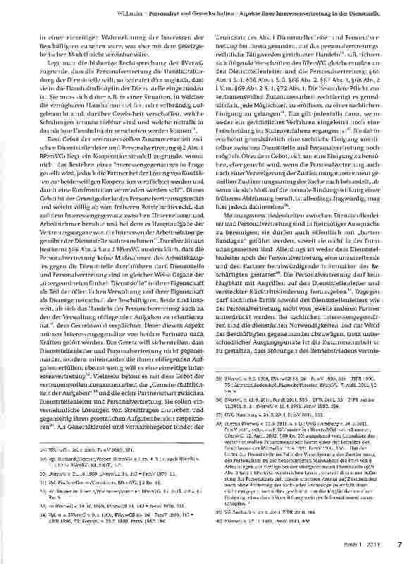 Vorschauseite 4: Personalrat und Gewerkschaften - Aspekte ihrer Interessenvertretung in der Dienststelle