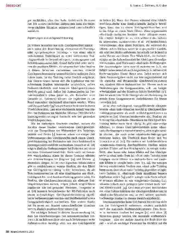 Vorschauseite 4: Gleichgewichtstraining in der neurologischen Rehabilitation