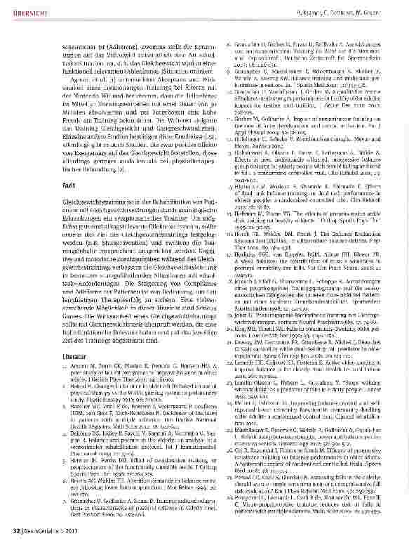 Vorschauseite 6: Gleichgewichtstraining in der neurologischen Rehabilitation